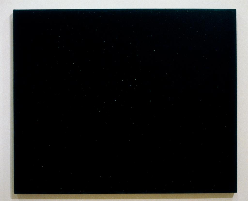 Vija Celmins - Night Sky #8, 1994-1995. Charcoal, graphite, and chalk on paper.