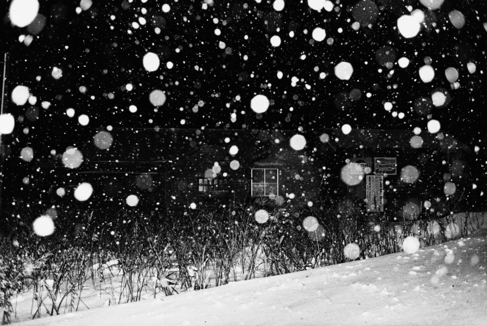 Daido Moriyama - Hokkaido (Snow), 1972. Gelatin silver print.