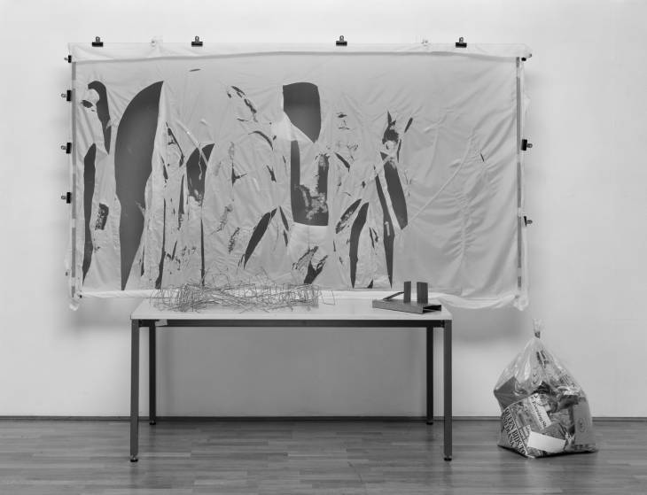 Gustav Metzger - Recreation of First Public Demonstration of Auto-Destructive Art, 2004. Mixed media installation.